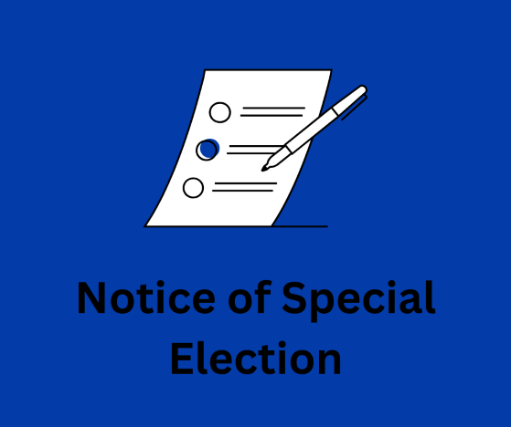 Tama County - Notice of Special Election