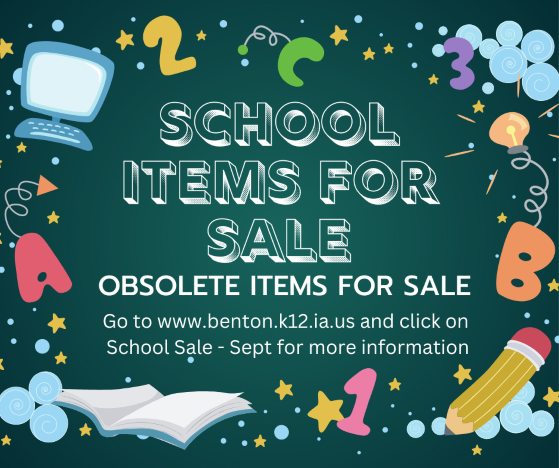 School Items for Sale