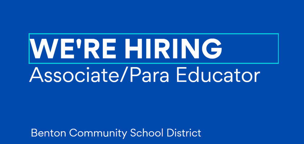 We are hiring flyer