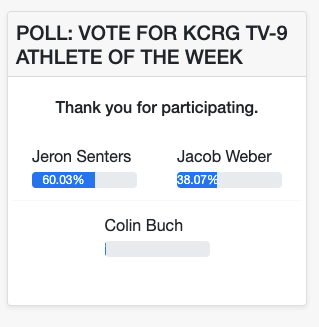 Athlete of the week