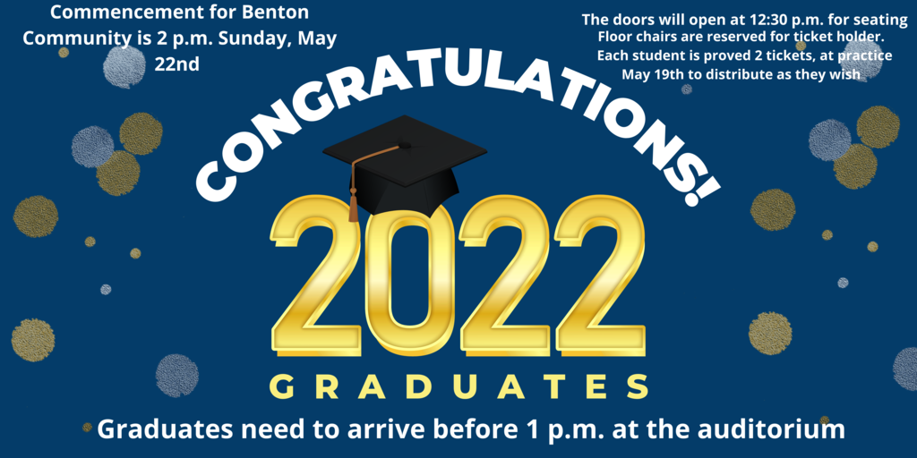 Benton Community 2022 Commencement