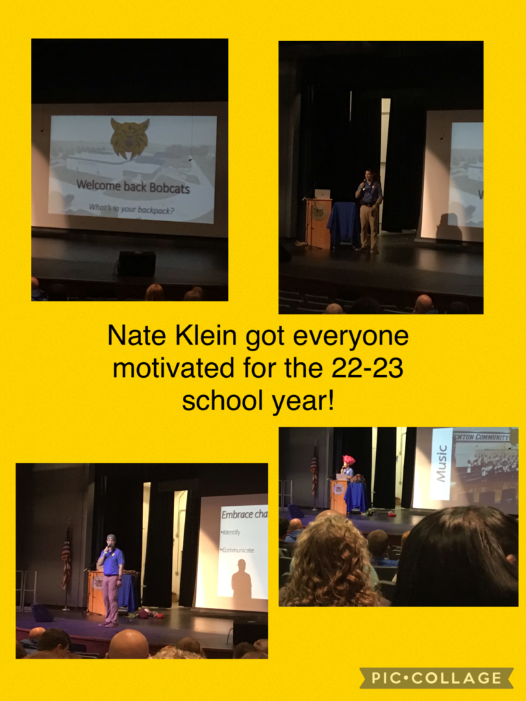 Benton Community has Nate Klein as a Keynote speaker 2022