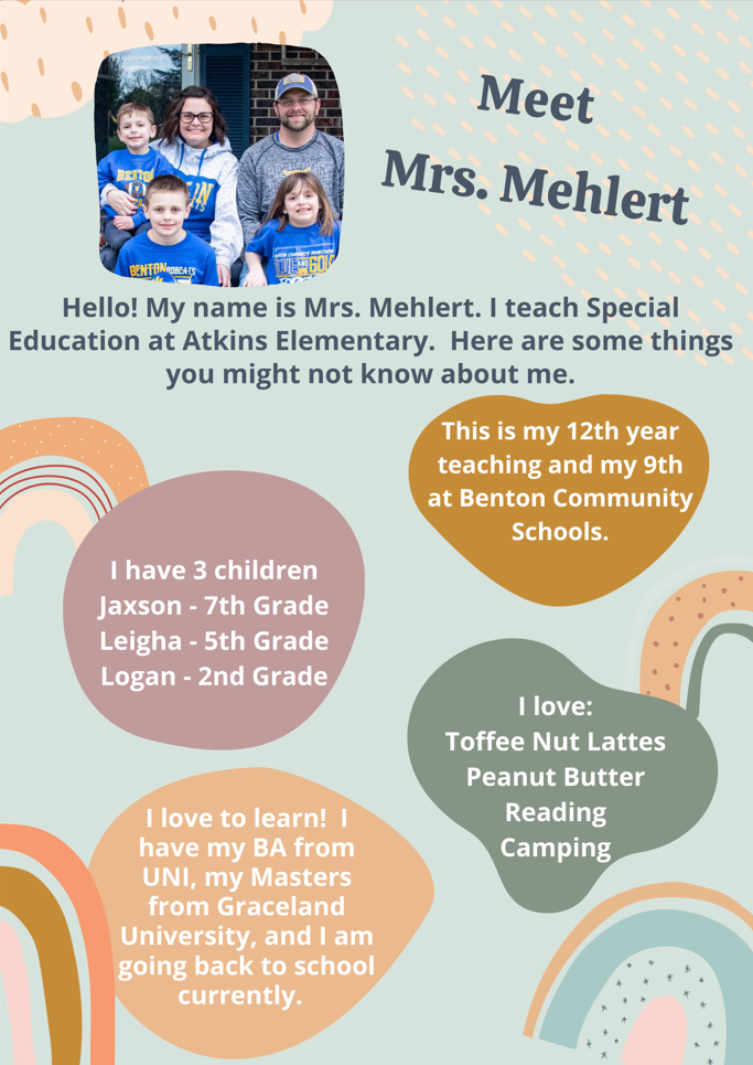 Meet Mrs. Mehlert