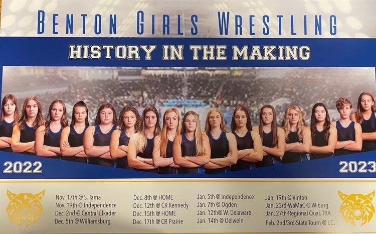 Benton Community Girls wrestling results 1-14-23