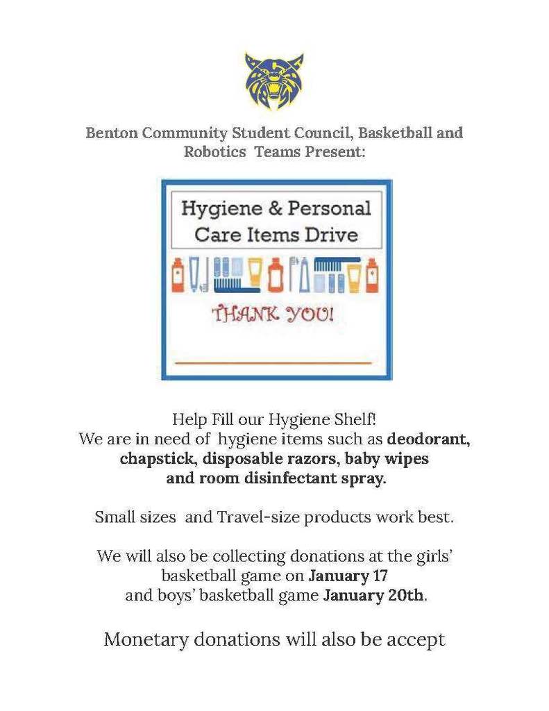 Benton Community Hygiene Collection 2023