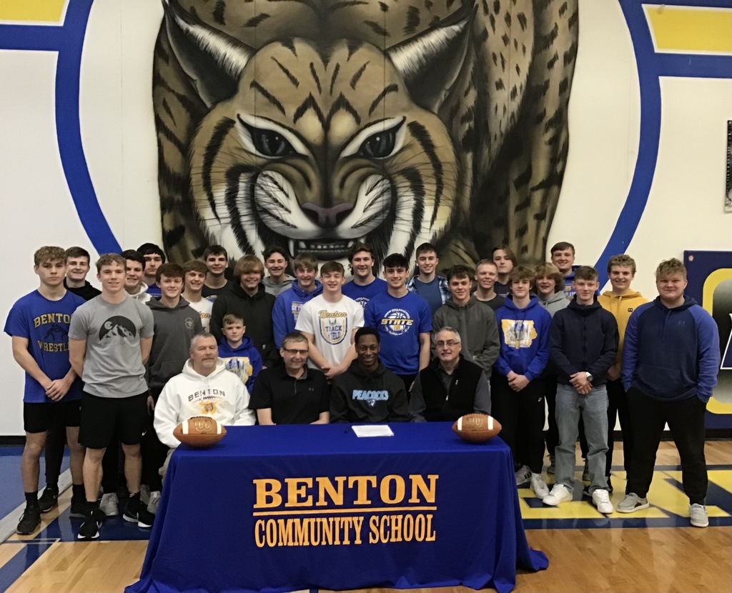 Benton Community Student Sam Wallace signs with Upper Iowa